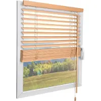 Sol Royal FSC gecertificeerd houten jaloezieën SolDecor JH3 rolgordijnen in eikenhout 50x130 cm - Milieuvriendelijk geproduceerd