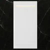 Hotbath &More Inbouwnis - 30 x 15 x 10 cm - Frameless - met LED-verlichting - Mat Wit