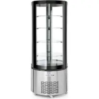 Hendi Ronde Gebaksvitrine, 360 Liter, LED Verlichting, ø680x(H)1750mm Hendi