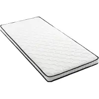 Fortuna Lai federkernmatras, afmetingen: 90 x 200 cm, dikte: 12 cm, hardheid: H3, met ergonomische modules en ontlasting van de lendenwervel; opgerolde matras