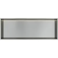 Hotbath &More Inbouwnis - 30 x 80 x 10 cm - met LED-verlichting - RVS 316