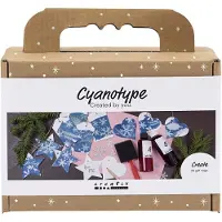 Creativ Company Mini Hobbyset Cyanotypie, Geschenklabels