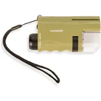 Kikkerland - Huckleberry Pocket Microscope - 7.75 cm x 11.25 cm x 3.25 cm
