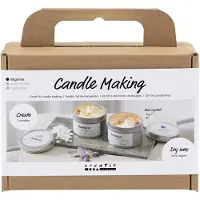 Ginza.se - Candle Casting - Soy Candle w/Aventurin & Amethyst (977753)