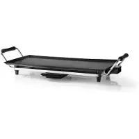 Melissa Teppanyaki-grillplaat | 2000 W | 47,5 x 26,5 cm | Antiaanbaklaag | Regelbare thermostaat | Cool-touch handgrepen