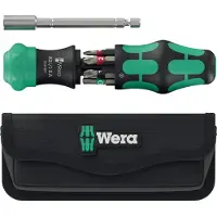 Wera Kraftform Kompakt 28 RA mit Tasche Bitschroevendraaier 1/4