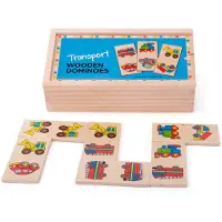Bigjigs Toys Spel - Domino - Transport