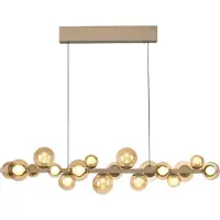 Paul Neuhaus Unieke hanglamp Pure E-Popup 18-lichts brons