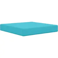 vidaXL Buitenbankkussen Polyester Turquoise 60 x 60 x 8 cm