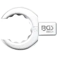Bgs Steekringratelsleutel open 21 mm opname 9 x 12 mm - 6904-21