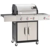 Landmann Gasbarbecue Triton maxX PTS 3.1 in RV - LED-verlichte bedieningsknoppen - Geschikt voor 12 personen