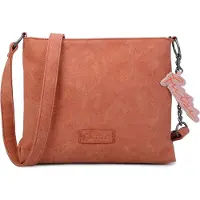 Fritzi aus Preußen schoudertas Jakx Chai02 Cross Bag Brick bruine