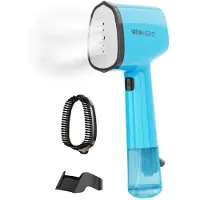 Cecotec Stoomstrijkijzer Verticale Keramische Zool IronHero V-1500 Essential Blauw, Vermogen 1500 W, Continue stoom 25g/min