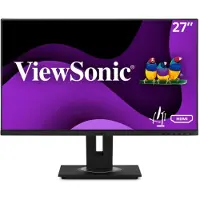 Viewsonic VG2748A-2 LED-kantoormonitor 68,58 cm (27 inch) Veelzijdige voet en aan drie zijden randloos, Full HD, 16:9, 5 ms, IPS, 250 cd/m², 60 Hz, DisplayPort