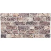 vidaXL Wandpanelen 10 st 100 x 50 cm Donkerbruin EPS-schuim