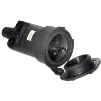 Pawbol Draagbare rubberen stekkerdoos met/zonder 16A 250V IP65. D.3149