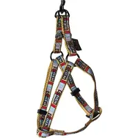 Martin sellier Tuig voor hond step in bayadere nylon 25 mmx70-90 cm