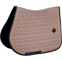 Kentucky Horsewear Horsewear - Zadeldoek Pied-de-Poule jumping bordeaux marine