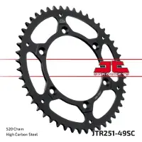 JT Sprockets 520 Sc Jtr251.49sc Steel Achtertandwiel
