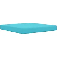 vidaXL Buitenbankkussen Turquoise 80 x 80 x 8 cm Polyester