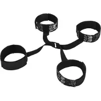 Steamy Shades Hogtie Boeien - Zwart