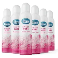 Odorex Showerfoam Sweet Rose - 6x 200ml - Voordeelverpakking