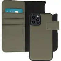 IMoshion Uitneembare 2-in-1 Luxe Bookcase voor de Apple iPhone 12 (Pro) - Groen