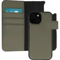 IMoshion Uitneembare 2-in-1 Luxe Bookcase voor de Apple iPhone 15 - Groen