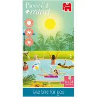 Jumbo Pieceful mind - Take time for you - Legpuzzel - 6 puzzels van 54 stukjes - Mindfulness oefening - Ontspanning cadeau - Vanaf 14 jaar