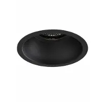 Astro Minima Slimline Ronde vaste IP65-brandspot Matt Black