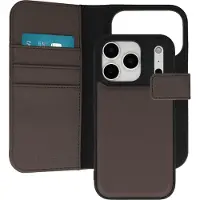 IMoshion Uitneembare 2-in-1 Luxe Bookcase voor de Apple iPhone 17 Pro - Bruin