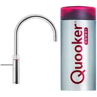 Quooker fusion round chroom met combi + boiler