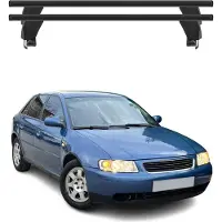 Menabo dakdrager basissteun voor Audi A3 8L1, 5-deurs, 1996-2003, ABE, aluminium, zwart