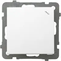 Ospel ŁP-3G/m/00, Wit, IP20, 250 V, 10 A, 71 mm, 40 mm