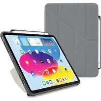 Pipetto Origami No3 Pencil IPad 2025 11 Inch / IPad 10,9 Inch Hoesje Grijs
