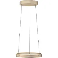 Paul Neuhaus Strakke hanglamp Pure E-Loop messing