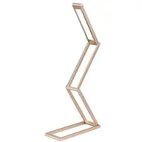 Orion LED-bureaulamp Falto, dimbaar, messing / goud, Woon-/ Eetkamer, Aluminium, Modern, LED tafellamp