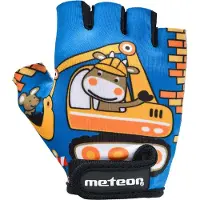 Meteor Teddy Kinder Fietshandschoenen Maat M - Blauw