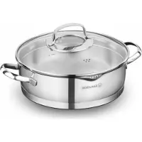 Korkmaz Steama - roestvrijstalen pan, 3 liter, diameter 24 cm