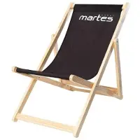 Martes Essential Ms Sun Lounger Zwart