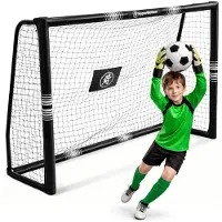 HyperMotion Voetbaldoel van staal - - - 180x120x60 cm - buizen 32 mm - verankeringen 5 voeten
