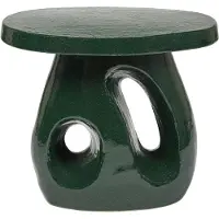 Serax Amé Side Table - Bijzettafels & buffetten Steengoed Dark Green - B4625107-504