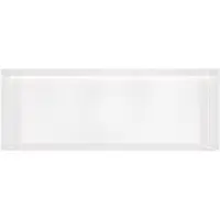 Hotbath &More Inbouwnis - 30 x 80 x 10 cm - Frameless - met LED-verlichting - Mat Wit