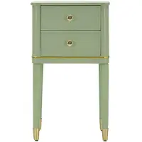 Mauro Ferretti Nachtkastje Camille Bedside Green 40×30×71 cm
