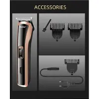Kemei Tondeuse -418 - Oplaadbaar - Styling-Tool - Cordless - Mannen - Olie - Schoonmaakborsteltje