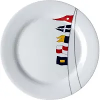 Marine Business Regata Flat Dish 6 Units Transparant