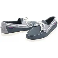 Sebago Men Portland Spinnaker Nubuck Blue Navy Grey-Schoenmaat 44,5