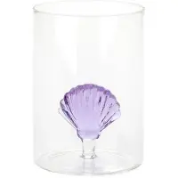 Balvi Atlantis Shell Glass 300 Ml Paars