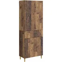 vidaXL Kast Set 2 st Oud hout Bewerkt hout