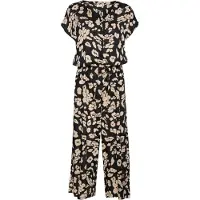 Kaffe Jumpsuit 'Beathe' beige gemêleerd / zwart